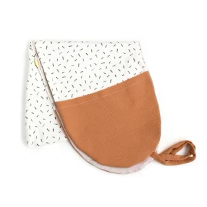 funda raw canela doblada